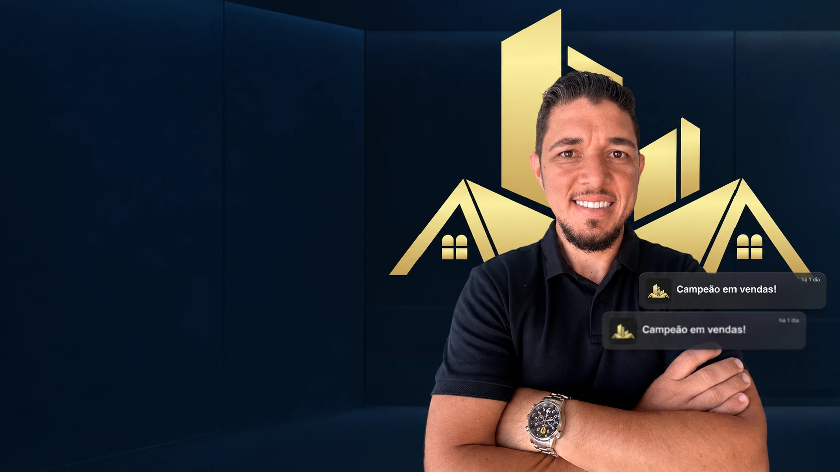 Donizeti Garcia, Campeão em Vendas, com sua identidade visual dourada